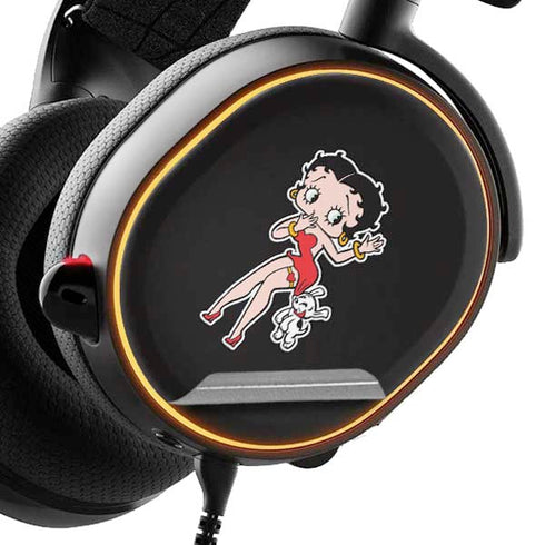 Betty Boop With Puppy SteelSeries Arctis 3 Skin